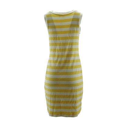 White Striped Mini Dress