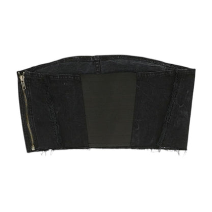 Indigo Cropped Blouse