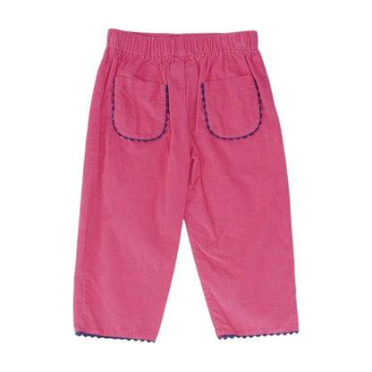 Pink Solid Pants