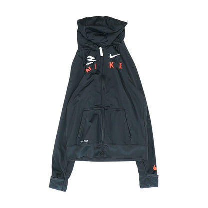 Black Solid Active Jacket