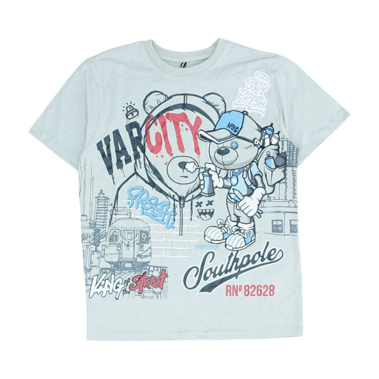 Tan Solid Crewneck T-Shirt