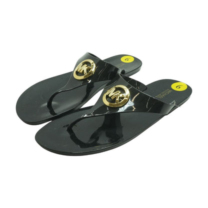 Black Flip Flop Sandals