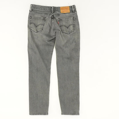 511 Gray Solid Straight Jeans
