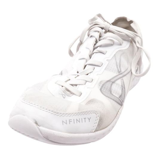 White Alpha Cheer Low Top Athletic Shoes w/Case