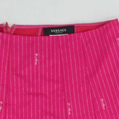 GV Signature Pinstripe Skirt in  Pink