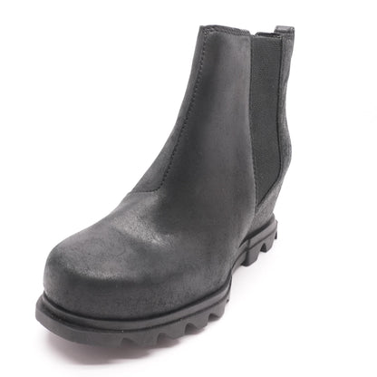 Joan of Artic Wedge III Chelsea Black Ankle Boots