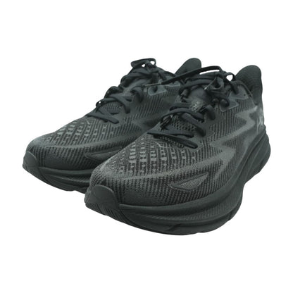 Clifton 9 Black Low Top Athletic Shoes