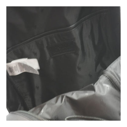 Black Smooth Leather Backpack