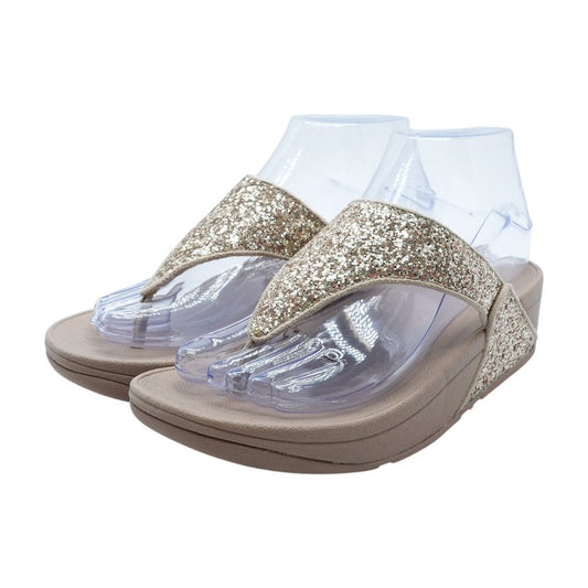 Rose Gold Flip Flop Sandals