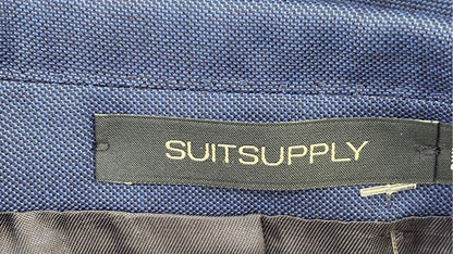 Navy Wool Blend 2pc Suit