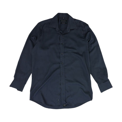 Charcoal Tall Solid Long Sleeve Button Down