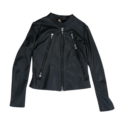 Black Faux Leather Jacket