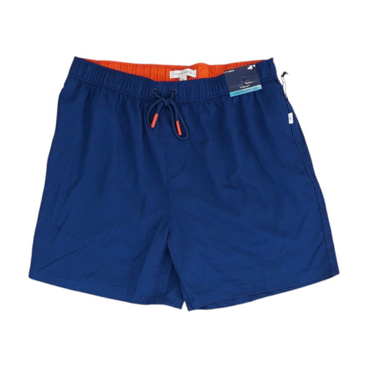 Blue Solid Swim Shorts