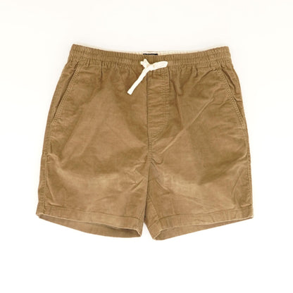 Brown Solid Chino Shorts