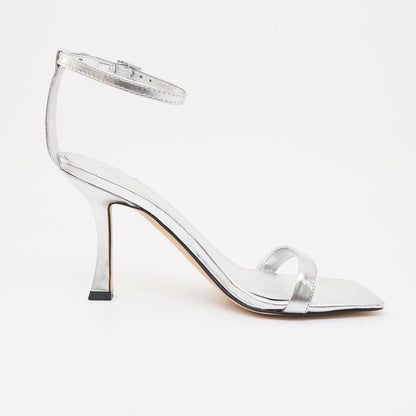 Jalina Silver Stiletto Heels