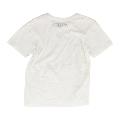 Ivory Solid Crewneck T-Shirt