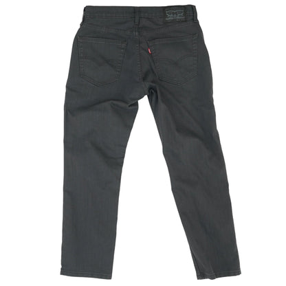 541 Gray Solid Tapered Jeans