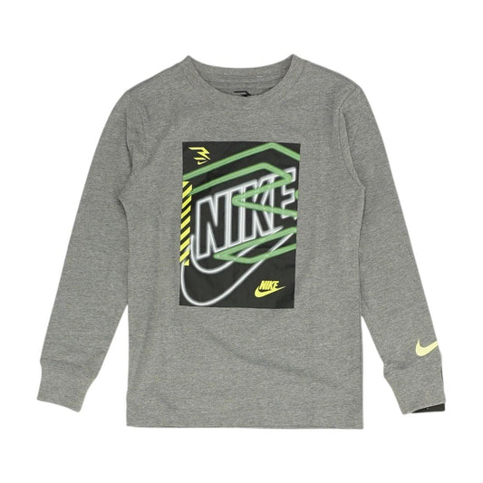 Gray Solid Crewneck T-Shirt