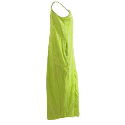 Green Solid Maxi Dress
