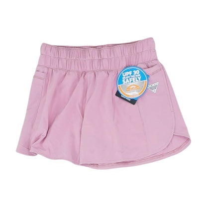 Pink Solid Active Shorts