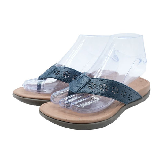 Navy Flip Flop Sandals