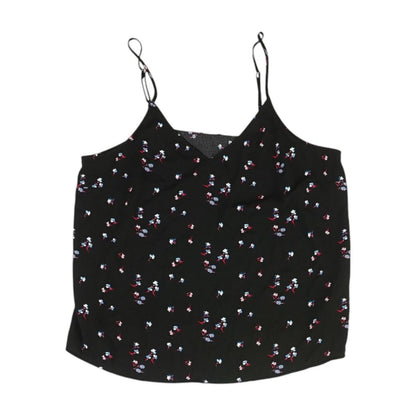 Black Floral Tank