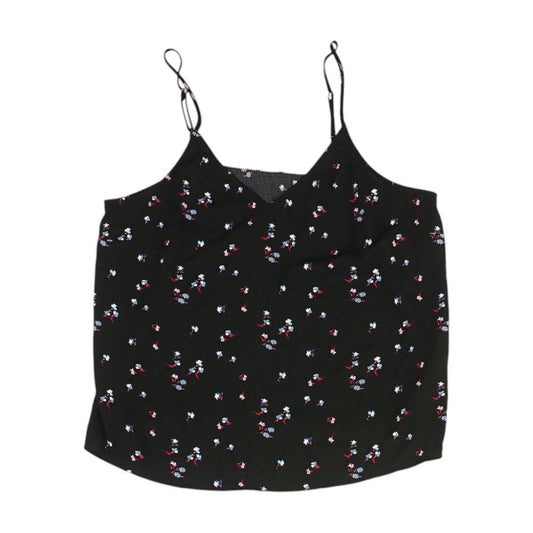Black Floral Tank