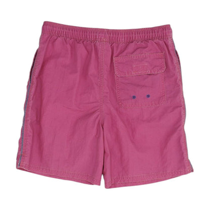Magenta Solid Swim Shorts