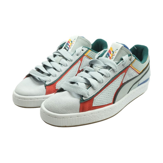 Suede layers New Heritage Gray Low Top Athletic Shoes