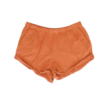 Orange Solid Lounge Active Shorts