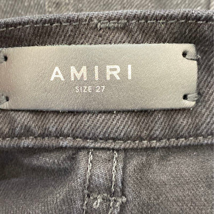 Black Baggy Denim Cargo Pants