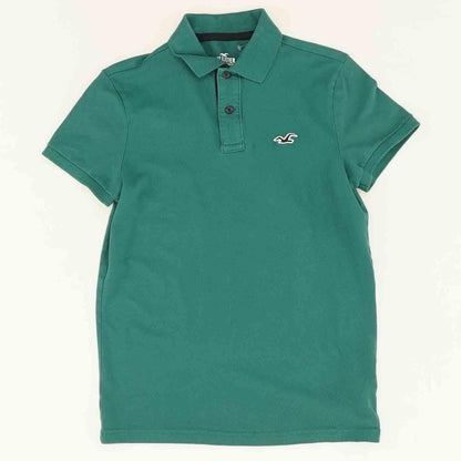 Teal Solid Short Sleeve Polo