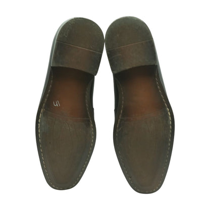 Black Leather Derby/oxford Dress Shoes