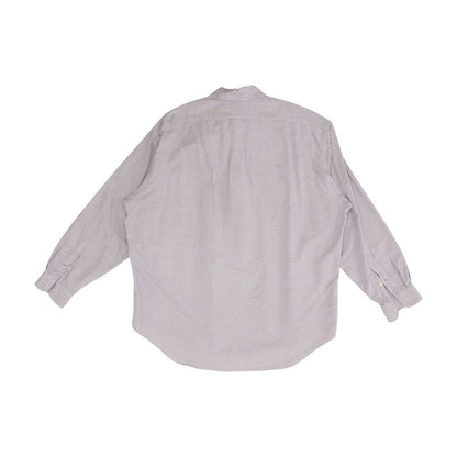 Purple Solid Long Sleeve Button Down