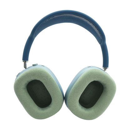 Sky Blue AirPods Max (Lightning) with Green Earpads