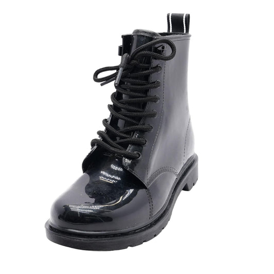 Tavie Lug Black Rain Boots