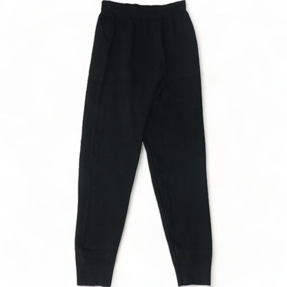 Black Solid Joggers Pants Suit