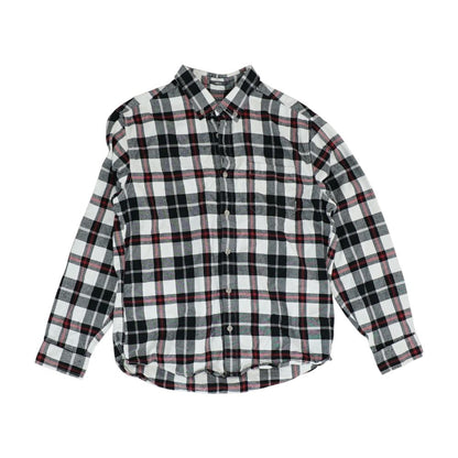 Multi Plaid Flannel Button Down