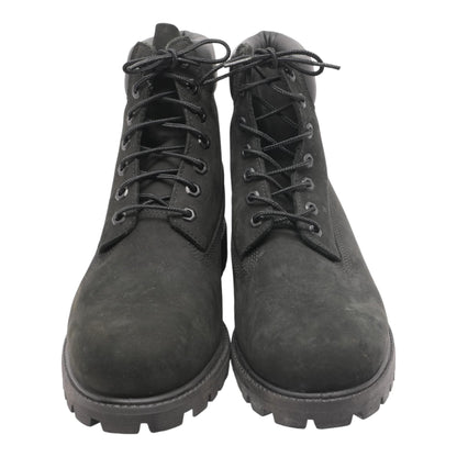 Waterproof Black Leather Chukka Boots