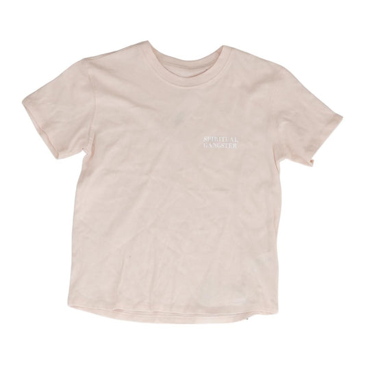 Peach Solid Crewneck T-Shirt