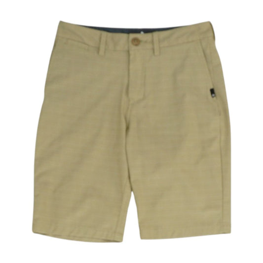 Tan Check Active Shorts