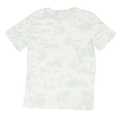 Teal Tie Dye Graphic/logo T-Shirt