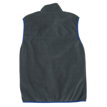 Charcoal Solid Fleece Vest