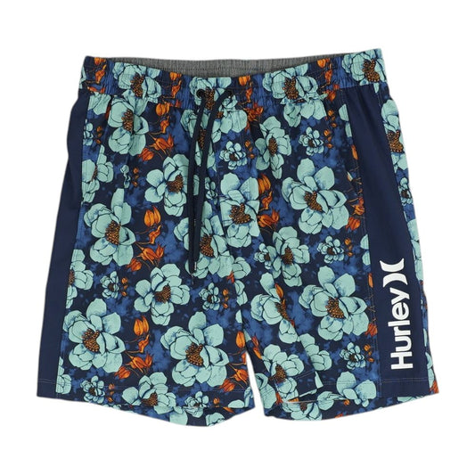 Navy Floral Swim Shorts