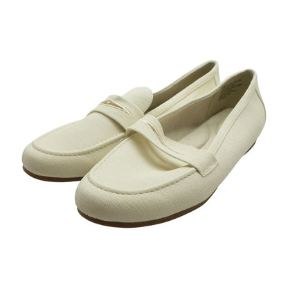 Ivory Loafer Flats