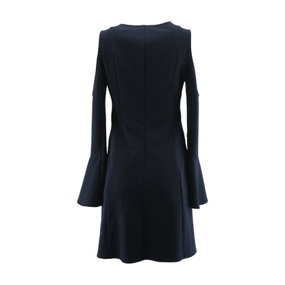 Indigo Solid Midi Dress