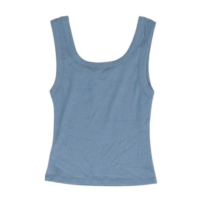 Blue Tank Knit Top