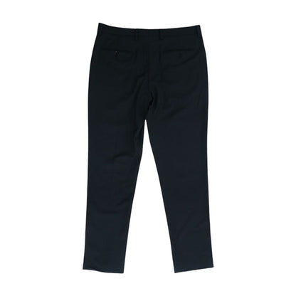 Black Solid Dress Pants