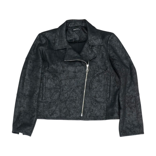 Black Faux Leather Jacket