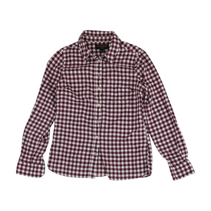 Maroon Plaid Button Down